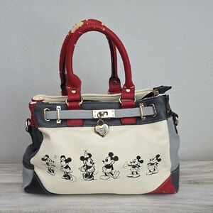 Disney Mickey and Minnie "Love Story" Handbag by The Bradford Exchange